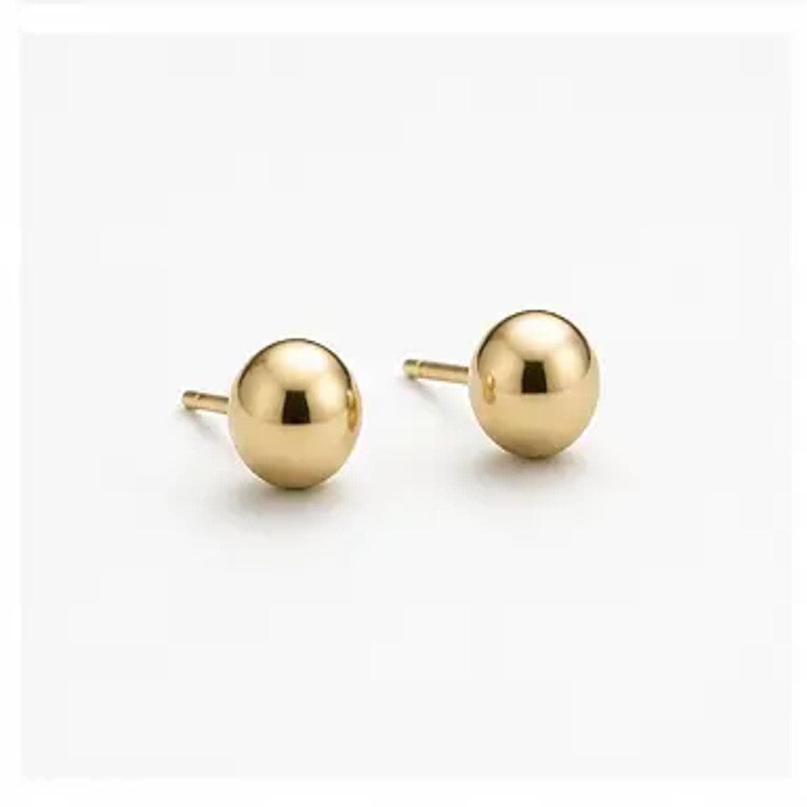 Dot earrings gold